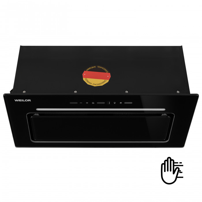 ➤Купити витяжку повновбудовану WEILOR LUMINA WBG 66 BLACK в Києві
